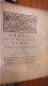 1751 SEIGNEURIE DE PONTSERICOURT ARREST CONSEIL ETAT DU ROY SUPPRIME DROIT PEAGE DU CHAPITRE DE ND DE LAON AISNE - Historische Dokumente