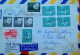 SWEDEN 1964, COVER USED TO USA, 10 STAMP ICE-HOCKEY PLAYER,  NOBEL PRIZE WINNERS, KING GUSTAV, BOOKLET PANE, HUSKVARNA C - Otros & Sin Clasificación