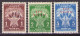 ITALIA - Trieste-Zona B -1952 - Mi 11-13 - POSTAGE DUE - MNH**VF - Taxe