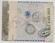 FRANCE WW2 1942 Lettre Avion Marseille Aff PETAIN > PIERRET FFL AEF Tchad Contrôle Postal DAKAR NIGERIA Censure Censor - Covers & Documents