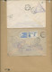 POLOGNE -LOT DE 6 LETTRES  AFFRANCHISSEMENT DIVERS  DONT 2  LETTRES CACHETS SPECIAUX AU DOS -  ANNEES 1960 68 - Storia Postale