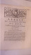 1745 BERRY INDRE CHATEAUROUX ARREST CONSEIL ETAT DU ROY PORTANT REGIE DU DOMAINE DE CHATEAUROUX - Historical Documents