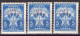 ITALIA - Trieste-Zona B -1952 - Mi 13 X 3 - POSTAGE DUE - MNH**VF - Postage Due