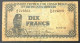 BELGIAN CONGO & RUANDA URUNDI 1958 10 Francs Used Note - Bank Belg. Kongo