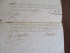 M45 Cie Des Indes Isle De France Pondichéry 15/10/1753 Pièce Signée DUPLEIX Décompte D'un Mousse Cassagnol - Personajes Historicos