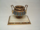 Encrier Bronze Email Cloisonné XIXème Style Empire. - Inkwells