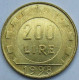 Pièce De Monnaie 200 Lires  1998 - 200 Liras