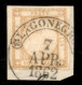 Antichi Stati Italiani - Province Napoletane - 1861 - 10 Grana Giallo Ocra (22a) Usato A Lagonegro (P.ti 6) Il 7.4.62 Su - Other & Unclassified