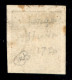 Antichi Stati Italiani - Parma - 1852 - 10 Cent (2 - Nero Intenso) Usato - Angolo Di Foglio Con Vicino A Sinistra - Andere & Zonder Classificatie