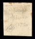 Antichi Stati Italiani - Parma - 1852 - 10 Cent (2 - Nero Intenso) Usato - Angolo Di Foglio Con Vicino A Sinistra - Sonstige & Ohne Zuordnung