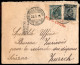 Regno - Vittorio Emanuele III - Fiera Di Primiero/Poste Italiane - 5 Cent (81) + 20 Cent Su 15 (106) - Busta Per Zurigo  - Andere & Zonder Classificatie