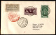 Regno - Vittorio Emanuele III - Anno Santo (346 + 55 Aerea) - 2 Valori Su Aerogramma FDC (23 Ottobre 1933) Da Roma A Ber - Andere & Zonder Classificatie