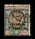 Occupazioni I Guerra Mondiale - Trentino-Alto Adige - 1918 - 1 Lira Floreale (27b) Usato - Doppia Soprastampa - Cert. AG - Altri & Non Classificati