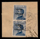 Occupazioni I Guerra Mondiale - Venezia Giulia - 1918 - 25 Cent (24a) - Coppia Verticale Con Soprastampe Capovolte Usata - Other & Unclassified