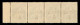 Occupazioni I Guerra Mondiale - Fiume - 1919 - Franco 5 Su 25 Cent (D76aga) - Striscia Di Quattro Con Soprastampe Obliqu - Other & Unclassified