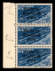 Occupazioni II Guerra Mondiale - Occupazione Tedesca - Zara - 1943 - 2 Lire (6) - Striscia Bordo Foglio Di 3 - Posizioni - Otros & Sin Clasificación