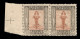 Colonie - Libia - 1921 - Coppia Del 15 Cent (25) - Bordo Foglio - Gomma Integra - Cert AG - Altri & Non Classificati