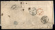 Oltremare - Peru' - Lima 29.3.1862 - Lettera Per Bordeaux - Tassata - Affrancatura Asportata - Other & Unclassified