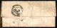 Prefilateliche E Documenti - Italia - Or (nero) + ID (rosso) - Letterina Per Libourne Del 20.11.1845 - V. Alfani - Other & Unclassified