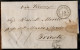 Prefilateliche E Documenti - Italia - 1855 - Disinfettata - Lettera Da Costantinopoli A Trieste Via Semlin - Otros & Sin Clasificación