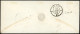 Let EMISSION DE 1849 - 2    15c. Vert, Obl. GRILLE S. Env., Càd Rouge B LEV De 2h 1/2 B/Don De HhS/P.P., Au Verso Càd PA - 1849-1876: Classic Period