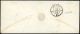 Let EMISSION DE 1849 - 2    15c. Vert, Obl. GRILLE S. Env., Càd Rouge B LEV De 2h 1/2 B/Don De HhS/P.P., Au Verso Càd PA - 1849-1876: Période Classique