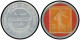 VARIETES - 158   Semeuse Camée,  5c. Orange Sur Rouge, Timbre Monnaie CHEMISERIE VILLE De PARIS, TB - Gebraucht