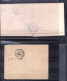 Lote  De 6 Cartas Circulas - Enveloppes