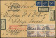 Let FINLANDE PA 1 : 10m. Gris-violet, BLOC De 6 Obl. HELSINKI 24/9/30 S. Env. Zeppelln, TB - Covers & Documents