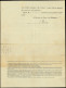 Delcampe - Let 3 Lettres Aff. N°14A, 29B Et 90 Avec Taxe Pour Timbres Ayant Déjà Servi + 4 Documents Relatifs à La Taxation, TB - Colecciones (en álbumes)