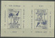 CUBA 1954. TETE BECHE Sheet Commemorating The 15th Anniversary Of The First Experimental Rocket Flight. VERY SCARCE. - Unused Stamps