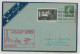 AIR BLEU 1938 France Inauguration Ligne Postale Aérienne PARIS NICE Aff MERMOZ 30c Semeuse PAR AVION - Erst- U. Sonderflugbriefe