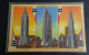 New York City - Skyscrapers - Alfred Mainzer, New York City - Genuine Curteich-Chicago "C.T. Art-Colortone" - # 112 - Manhattan