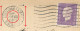 FRANCE - VARIETY &  CURIOSITY - FRANKERS SECAP G MACHINE PMK  "LOURDES"  - REVERSED  DATE BLOCK ON FRANKED PC  - 1945 - Briefe U. Dokumente
