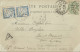 FRANCE - VARIETY &  CURIOSITY - 69 - PAIRED DAGUIN A2 DEPARTURE CDSs "LYON DEPART" - INCOMPLETE YEAR - 1900 - Covers & Documents