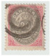 DANEMARK -- Facit N°34cc V2-- Position A 72 --20 öre Oblitéré-- - Used Stamps