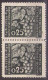 ISTRIA E LITORALE SLOVENO 1946. Tiratura Di Zagabria, Dent. 12, Sass. 51,paar  MNH(**) - Ocu. Yugoslava: Litoral Esloveno