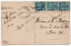 MONACO -   Bande Verticale  De 3 Timbres N° 158 Sur Carte Postale - Covers & Documents