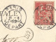 FRANCE - VARIETY &  CURIOSITY - 75 - A3 DEPARTURE CDSs "PARIS DEPART"  ON PC - HOUR MISSING IN DATE BLOCK - 1902 - Covers & Documents