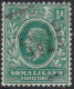 SOMALILAND PROTECTORATE 1921 KGV ½a Blue-Green SG73 FU - Somaliland (Herrschaft ...-1959)