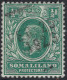 SOMALILAND PROTECTORATE 1921 KGV ½a Blue-Green SG73 FU - Somaliland (Protectorat ...-1959)