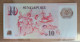 Singapore 10 Dollars 2004 AUNC POLYMER - Singapore