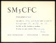 1956 Carte QSL SWEDEN SVERIGE - Eric SÖDERGREN, STOCKOLM - SM5CFC - Autres & Non Classés