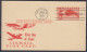 SALE !! 50 % OFF !! ⁕ USA 1949 ⁕ Air Mail 4c. Eagle In Flight ⁕ FDC Stationery Postcard / Washington - 1941-1950