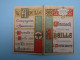 Petit Calendrier 1905 - Petit Calendrier Abeille - Assurances - Réhaussement De Dorures  - 3 Scanns - - Grand Format : 1901-20