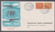 Portugal 1961 Lisbon To Beira Flight Cover + Back - Brieven En Documenten