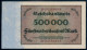 P88a Ro87b DEU-99b  - 500 000 Mark Impression Du Reichs UNC NEUF - 500000 Mark