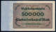 P88a Ro87b DEU-99b  - 500 000 Mark Impression Du Reichs UNC NEUF - 500000 Mark