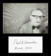 Paul Samuelson (1915-2009) - Economist - Rare Signed Card + Photo - Nobel Prize - Inventors & Scientists