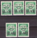 1947 ISTRIA E LITORALE SLOVENO,AMMINISTRAZIONE MILITARE JUGOSLAVA, SEGNATASSE,PORTO ,Sass. 20-25 MLH* - Yugoslavian Occ.: Slovenian Shore